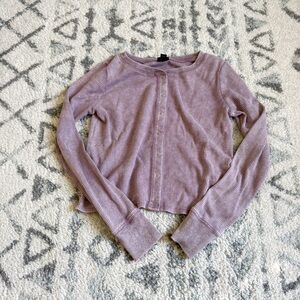 Purple Art Class Button Up Shirt